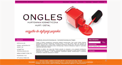 Desktop Screenshot of ongles.pl